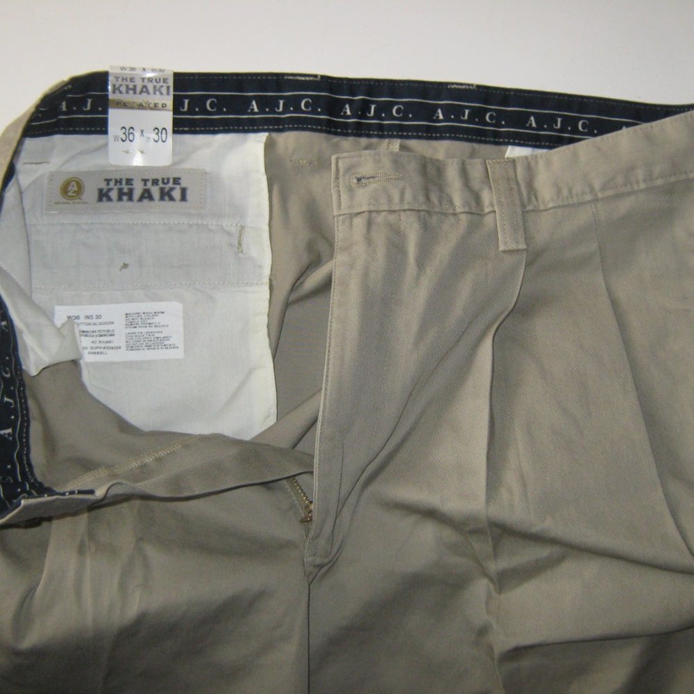 Arizona Jean Company Khaki Mens Pants New 36x30 - Picture 4 of 4